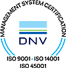 DNV GL ISO 9001/ISO 14001/ISO 45001 Logo